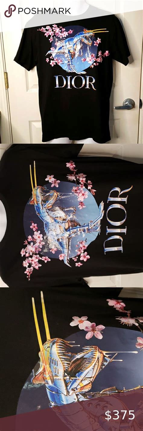 dior dinosaur shirt hajime sorayama|sorayama tyrannosaurus cherry blossom shirt.